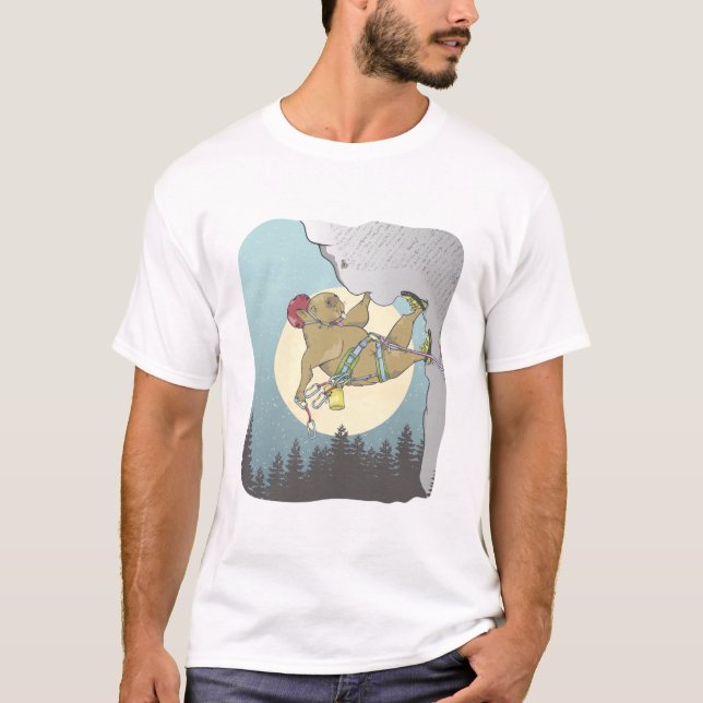 Camiseta Escalada en roca de Capibara (Anverso)