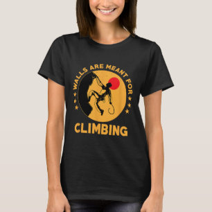 Camiseta Escalada en Roca Divertida para Hombres Mujeres Mo