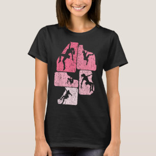 Camiseta Escalada en roca Escalador Bouldering Roca Mujeres