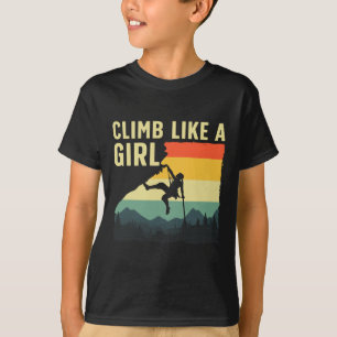 Camiseta Escalada en roca genial para mujeres chicas montañ