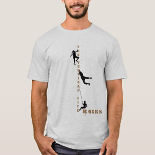 Camiseta Escalada en Roca - ¡La Vida Vertical es Genial!