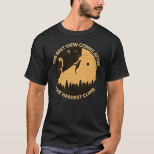 Camiseta Escalada en Roca Senderismo Montañista Hombres Muj