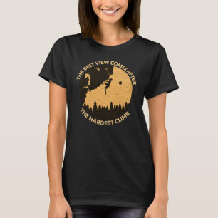 Camiseta Escalada en Roca Senderismo Montañista Hombres Muj