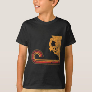 Camiseta Escalada en roca vintage montañero retro boulderin