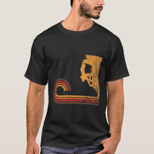 Camiseta Escalada en roca vintage retro bouldering montañer
