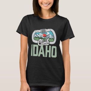 Camiseta Escalada Idaho - Escalada en roca retro carabina v