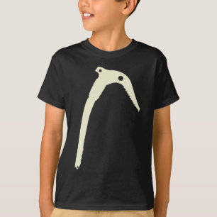 Camiseta Escalada minimalista en montaña y hielo con piolet