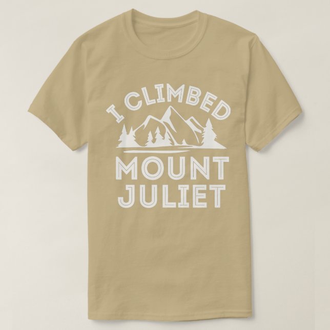 Camiseta Escalada Montaña Monte Juliet (Diseño del anverso)