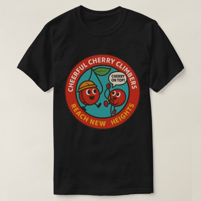 Camiseta Escalada Motivacional de Aventura Fruta (Diseño del anverso)