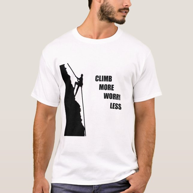 Camiseta Escalada motivacional diciendo (Anverso)