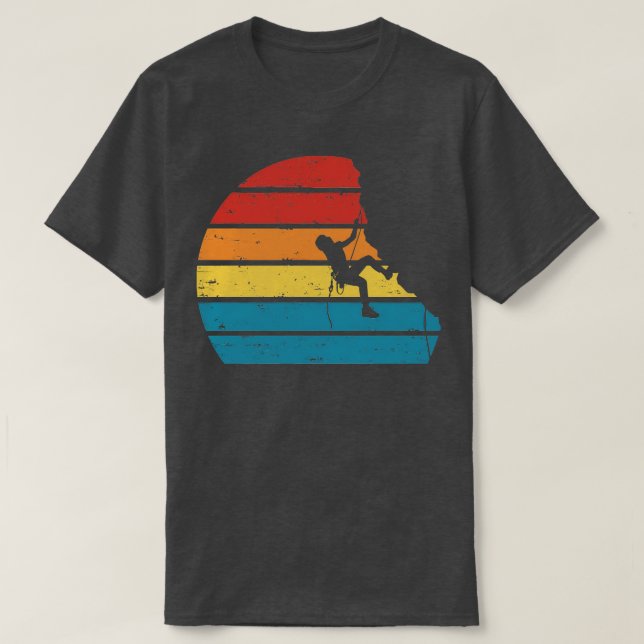 Camiseta Escalada rocosa 1 (Diseño del anverso)