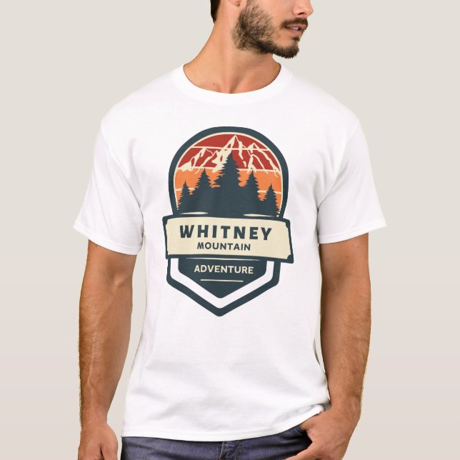 Camiseta Escalada y senderismo de la montaña Whitney (Anverso)