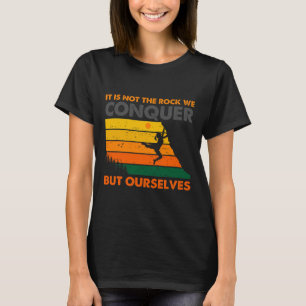Camiseta Escalador Bouldering Escalador Montañista Roca