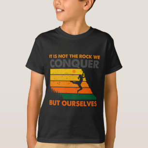 Camiseta Escalador Bouldering Escalador Montañista Roca 