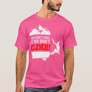 Camiseta Escalador Bouldering Escalador Montañista Roca