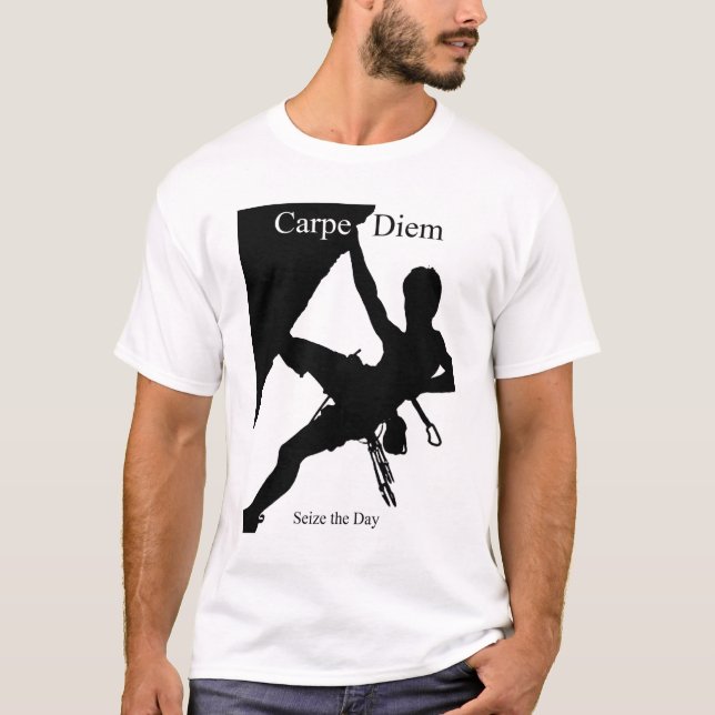 Camiseta Escalador de Carpe Diem (Anverso)