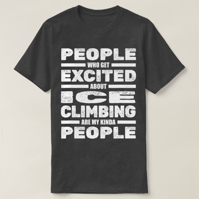 Camiseta Escalador de hielo AxeSnow Montañismo Cl de hielo (Diseño del anverso)