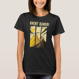 Camiseta Escalador de la cumbre pico de montaña Ghent Kangr