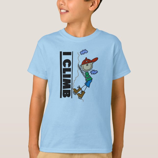 Camiseta Escalador de montaña que subo (Anverso)