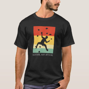 Camiseta Escalador de pared retro roca montaña escalada bou