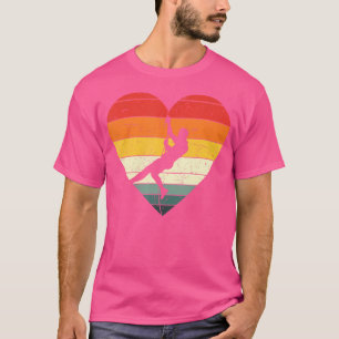 Camiseta Escalador de roca corazón Bouldering Escalada al a