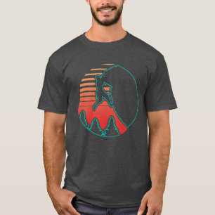 Camiseta Escalador de roca pared de montaña escalada boulde