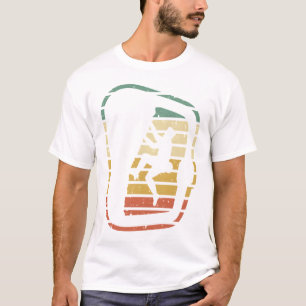 Camiseta Escalador de rock Carabiner Retro Rock