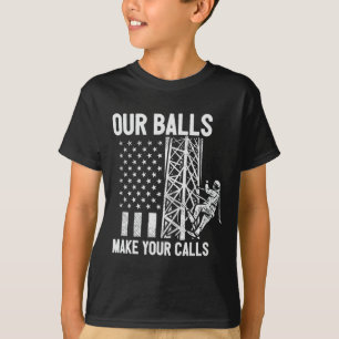 Camiseta Escalador De Torres Bandera Americana Usa Nuestras