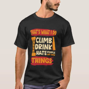 Camiseta Escalador de torres Trepador industrial