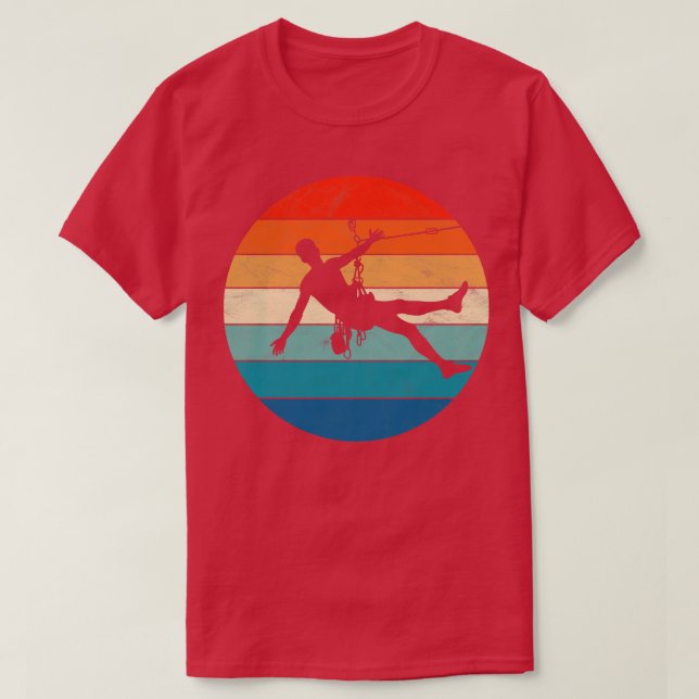 Camiseta Escalador en Roca (Diseño del anverso)