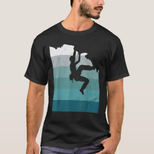 Camiseta Escalador Escalando Bouldering Libre Velocidad Sol