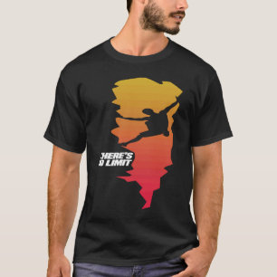 Camiseta Escalador rockero no hay límite