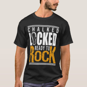 Camiseta Escalador trepador encalado listo para rockear
