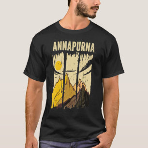 Camiseta Escaladora de la Cumbre Pico de las Montañas Annap