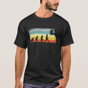 Camiseta Escaladora de la evolución de la evolución de la e