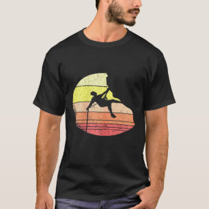 Camiseta Escaladora de montaña rock femenina