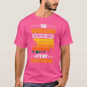Camiseta Escaladora de rocas de montaña de Bouldering alpin