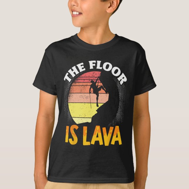 Camiseta Escaladores de Montaña Bouldering El Suelo Yo (Anverso)