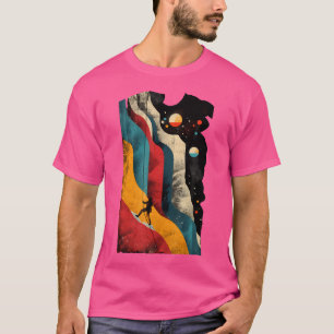Camiseta Escaladores De Rock Artístico Hombres Y Mujeres Es