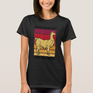 Camiseta Escalando, dices Alpaca mi arnés