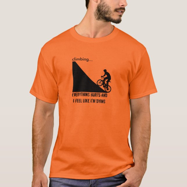 Camiseta Escalando, todo duele (Anverso)