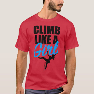 Camiseta Escalar como un Chica 10