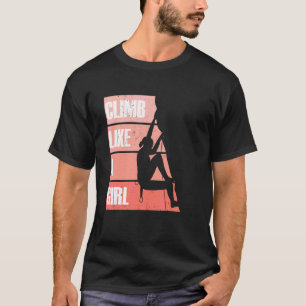Camiseta Escalar como un escalador Chica