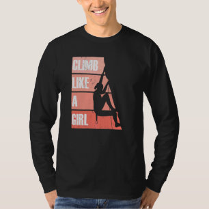 Camiseta Escalar como un escalador Chica