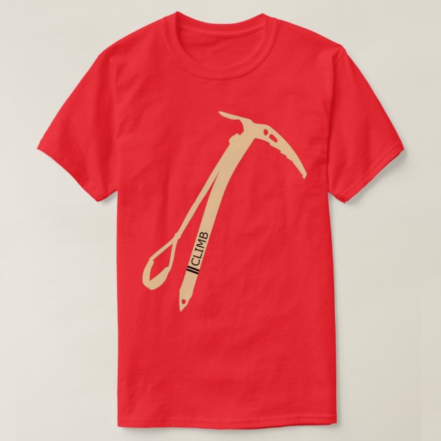 Camiseta Escalar Ice Ax Classic TShirt (Diseño del anverso)