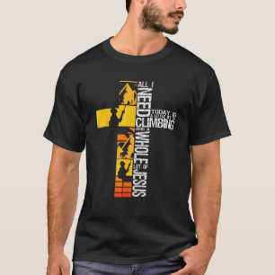 Camiseta Escalar Jesús es mi Rock Cristiano Escalador B