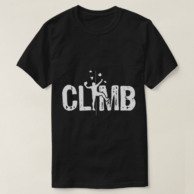 Camiseta Escalar la pared de Bouldering escalar el Monte de (Diseño del anverso)