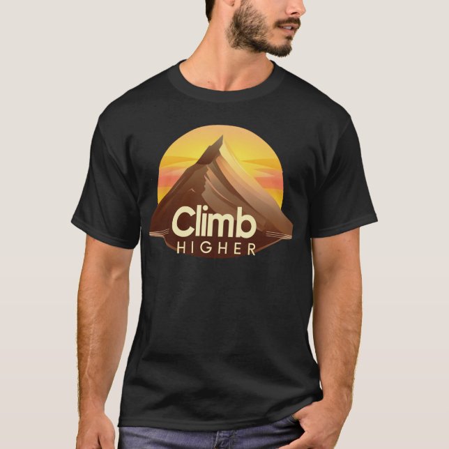 Camiseta Escalar más alto (Anverso)