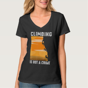 Camiseta Escalar no es un crimen montañista