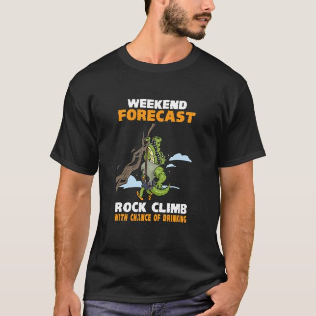 Camiseta Escalar Rock Con Una Posibilidad De Beber Activida (Anverso)
